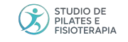 Logotipo da Sarayu Centro de Pilates e Fisioterapia, com símbolo circular estilizado em verde representando movimento e bem-estar.